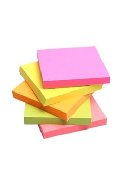 6-pack sticky notes 38 x 50mm 480 sheets neon colors