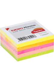 Sticky Notepad Cube Mixed Color Memo 12337