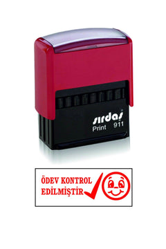 Motivational rubber stamp for teachers and students