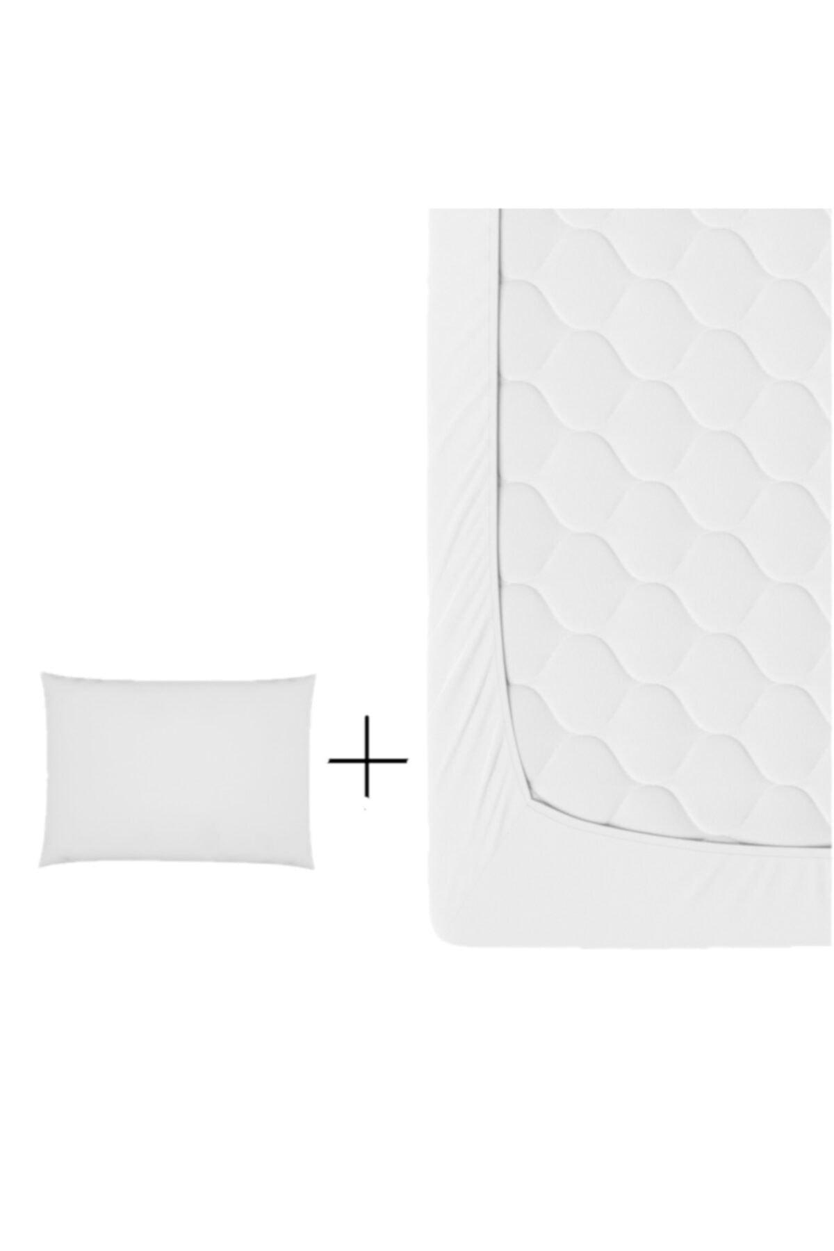 Single Satin Elastic Bed Sheet - White( Padded) - Swordslife