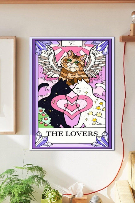 The Cat Lovers Wall Poster Large 45x30 Cm - Swordslife