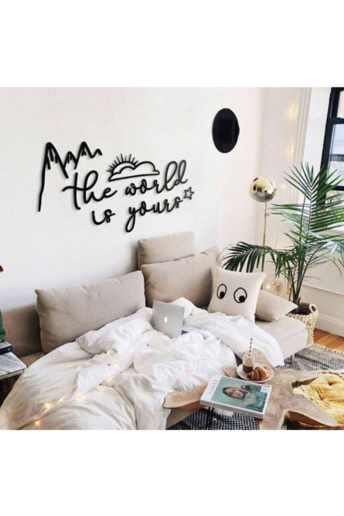 the World Is Yours' Wooden Decorative Graffiti 'hometablo' - Swordslife