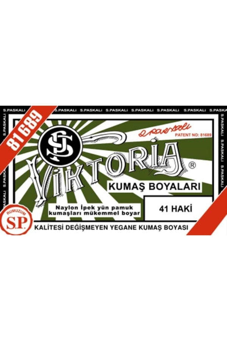 Viktoria Powder Fabric Paint - 10-13 Gr - 41 Khaki