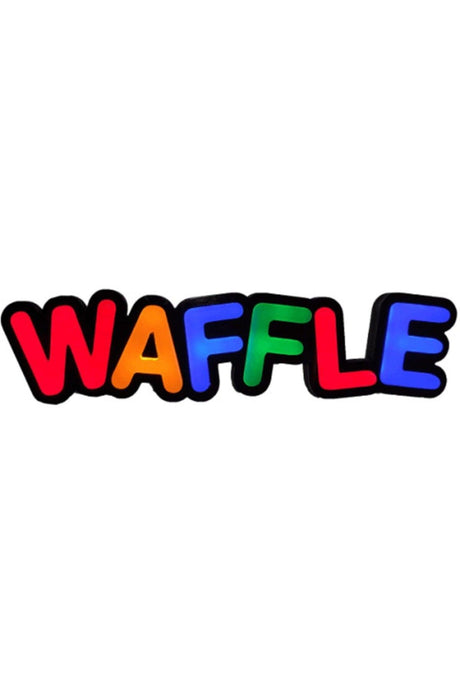 Waffle Leon Led Sign Illuminated 11x47cm