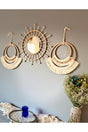 Wall Art Bohemian Macrame Wall Decoration Product Set of 3 - Swordslife