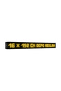 Warehouse Advertising Signage Yellow Marquee Led Signage