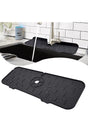 Water Stop Faucet Mat And Protective Sink Faucet And Mixer Mat For Bathroom Gray - Swordslife