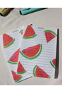 Watermelon Pattern Striped Design A5