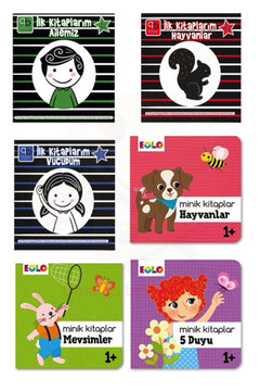 Early learning book set for babies and toddlers