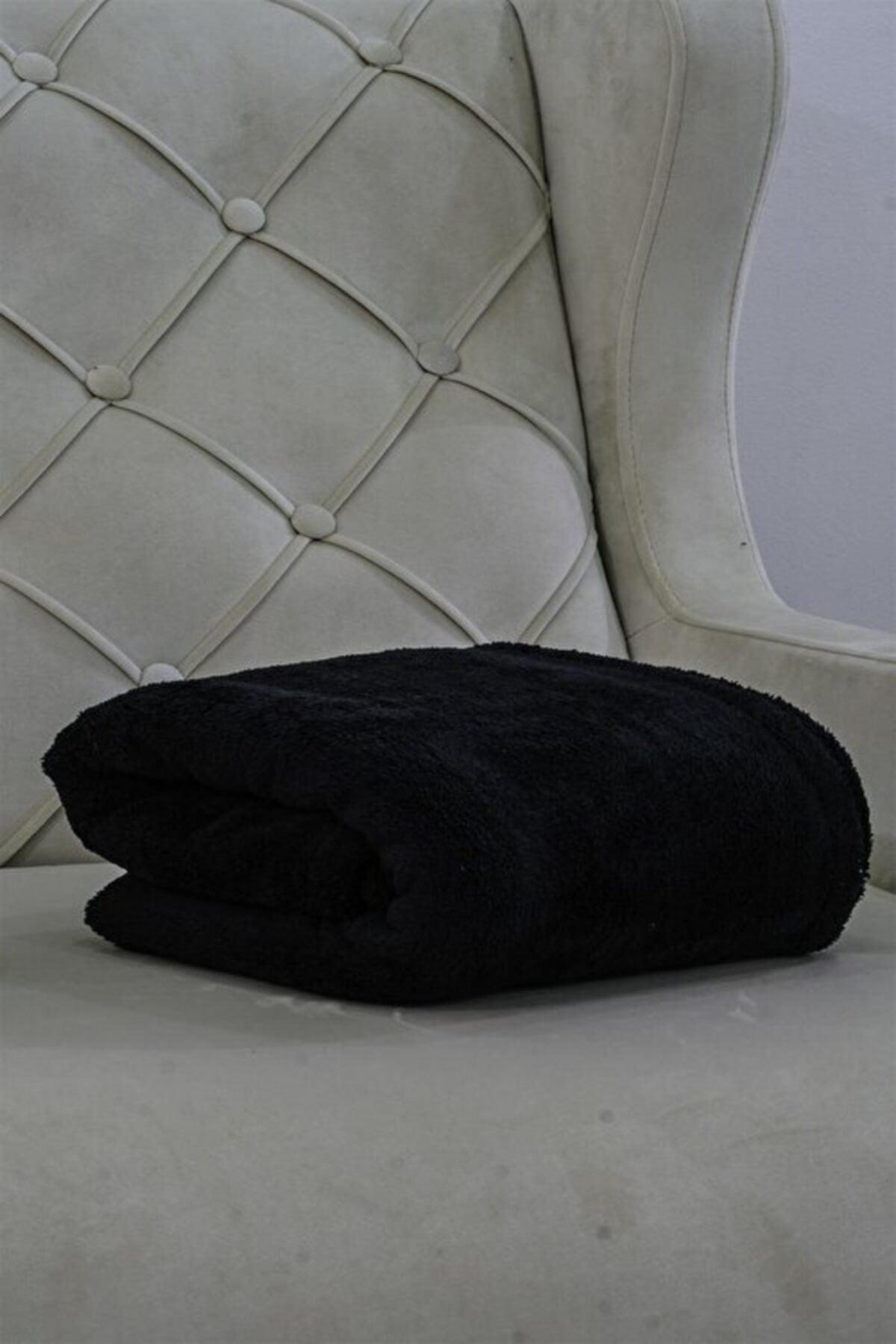 Wellsoft Blanket, TV Blanket, Plush, Fleece Blanket, Double 220*230 Black - Swordslife