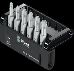 6-piece hex bit set for screwdriving tasks