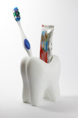 White Tooth Shaped Toothbrush And Toothpaste Box - Swordslife