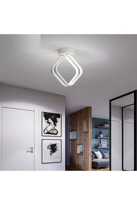 White Modern White Led 2 Led Chandelier - Swordslife