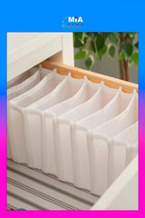 White Small 11 Compartment Drawer Organizer