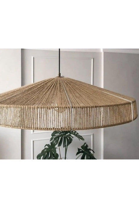 Straw Design Hat Rustic Bohemian Chandelier - Swordslife