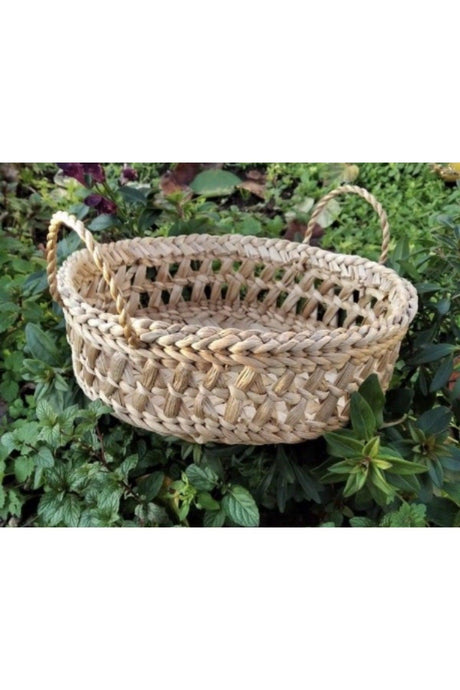 Wicker Handmade Tray Basket Presentation Holder 26 Cm - Swordslife