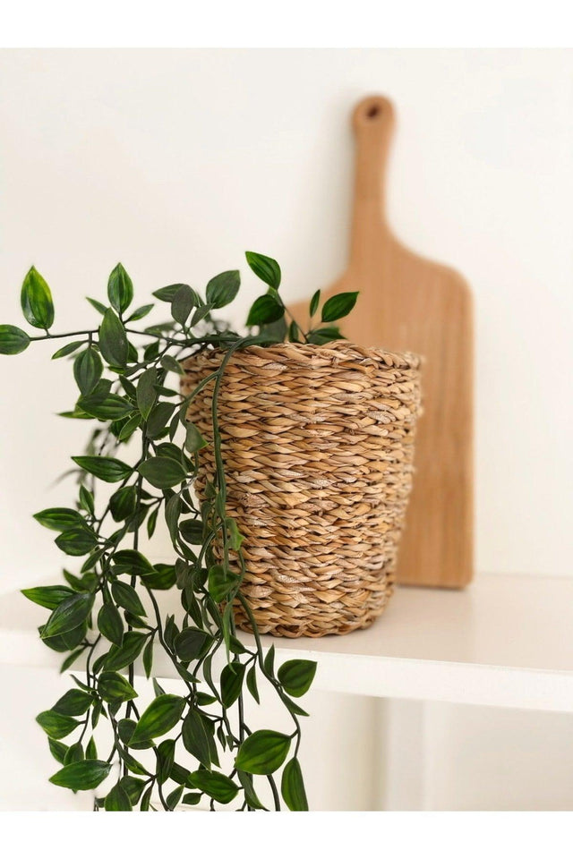 Wicker Seagrass Small Flower Pot Basket