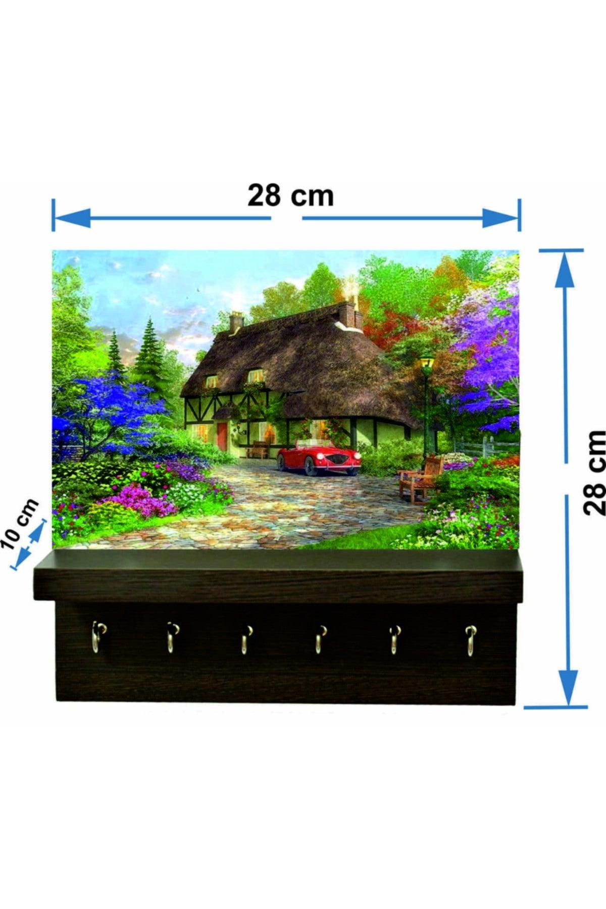 Wooden Keychain / Key Hanger Rack /