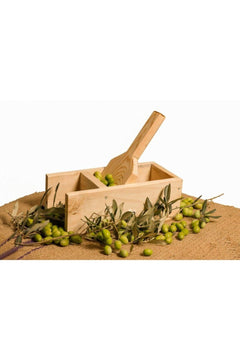 Handmade Wooden Olive Press with Nut and Bolt Assembly