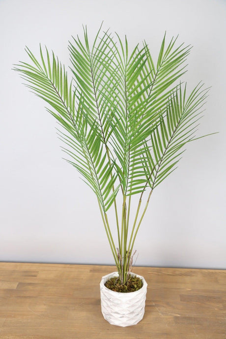 Artificial Areca Palm Tree 95 Cm With Concrete Pot - Swordslife