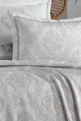 Bed Linen Olivia Silver Double - Swordslife