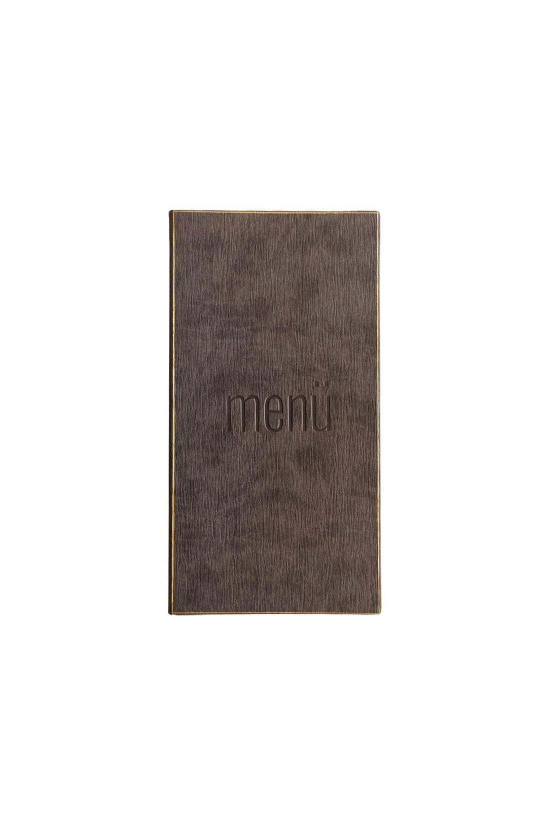 (1 Piece ] Leather Menu Container with Thread