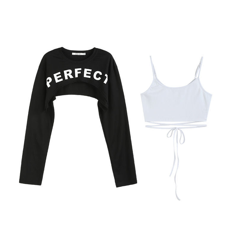 Chic High-Waisted Corset Overalls Set
