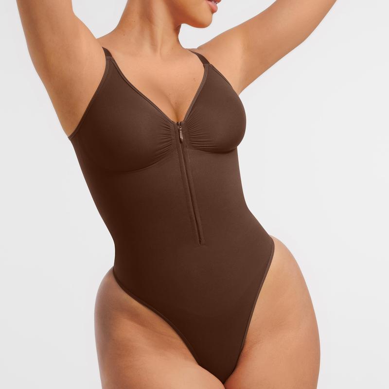 Women's Stretch Zipper Waist Slimming Body Shaper Corset
