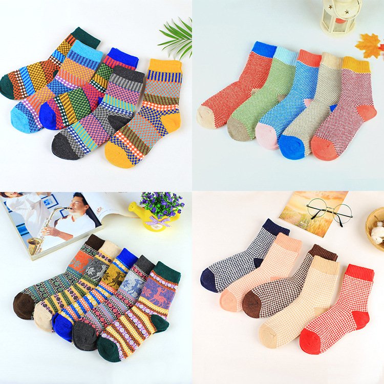 Warm Rabbit Wool Socks for Women - Winter Insulation