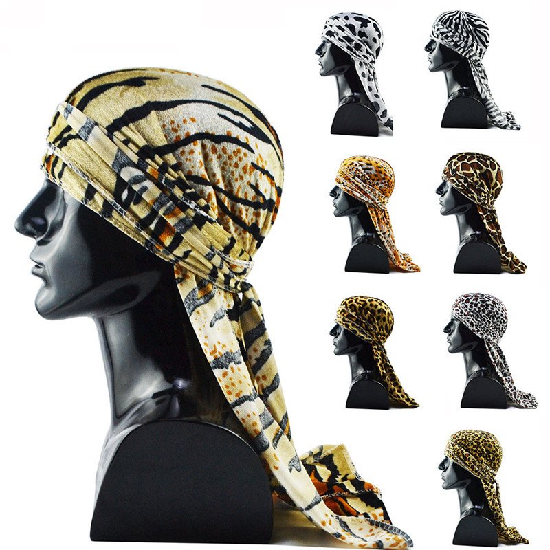 Wild Print Scarf Hat