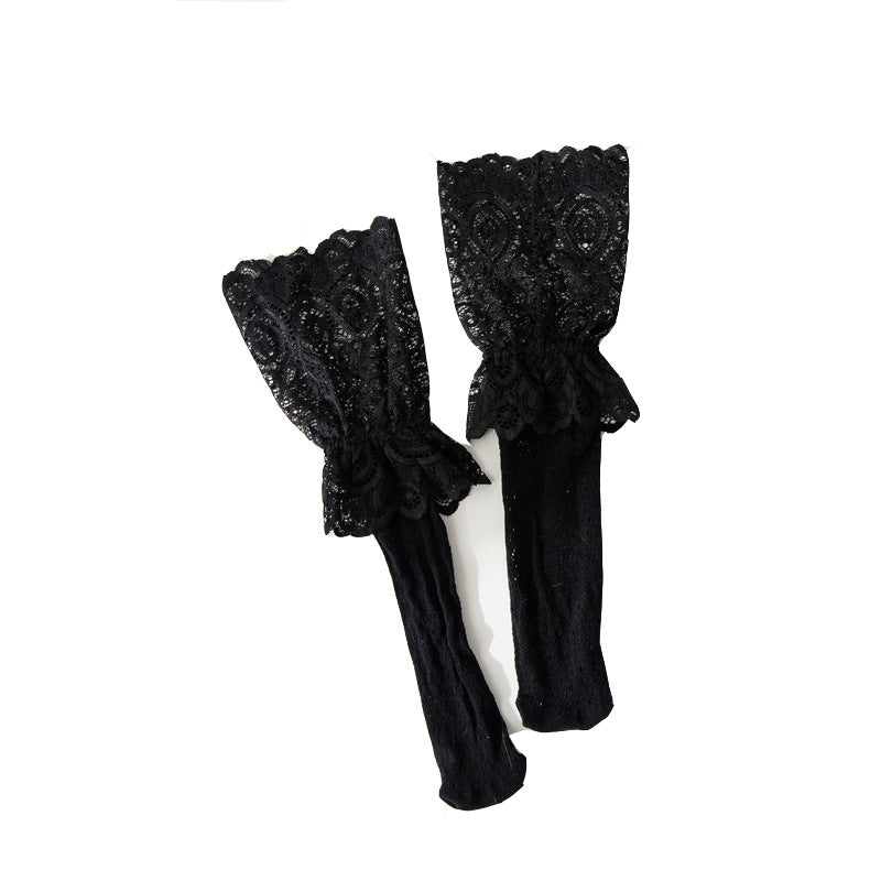 Water Droplet Lace Socks for Women