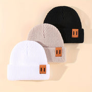 3-Piece Knit Baby Winter Hat Set