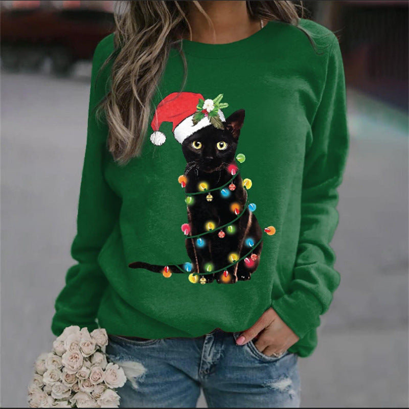 Festive 3D Snowman Christmas Women's Pullover Sweater