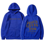 Cozy Streetwear Letter Print Brushed Hoodie with Pocket