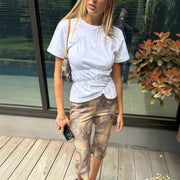 Slim-Fit Round Neck Short Sleeve Tee – Solid Colors