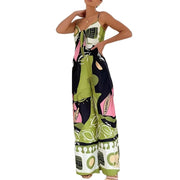 Chic Printed Off-Shoulder Wide-Leg Jumpsuit