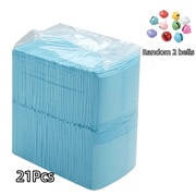 Disposable Super Absorbent Pet Training Mats – Leakproof Pack of 21 or 54 with 2 Random Bells for Small Pets