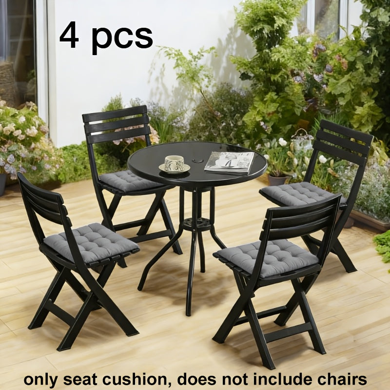 4pcs Set of Patio Furniture Seat Cushions, Soft And Comfortable, Thickened Cushions, Suitable for Indoor And Outdoor Use, Cushions solely