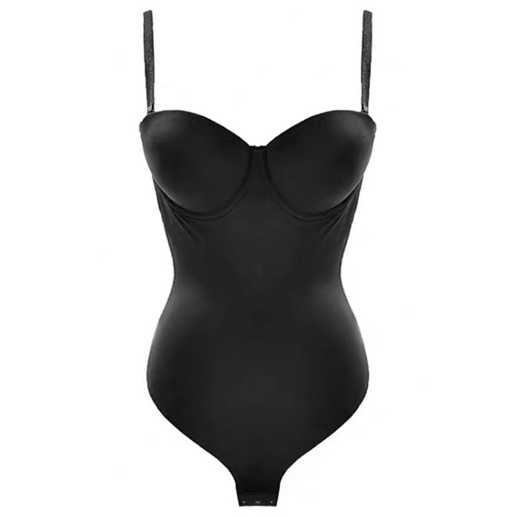 Seamless Backless Push-Up Shapewear Bodysuit