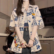 Student Loose Slim Fit Casual Shirt