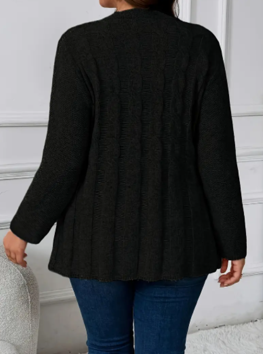 Women's Solid Color Simple Casual Long Sleeve Cardigan