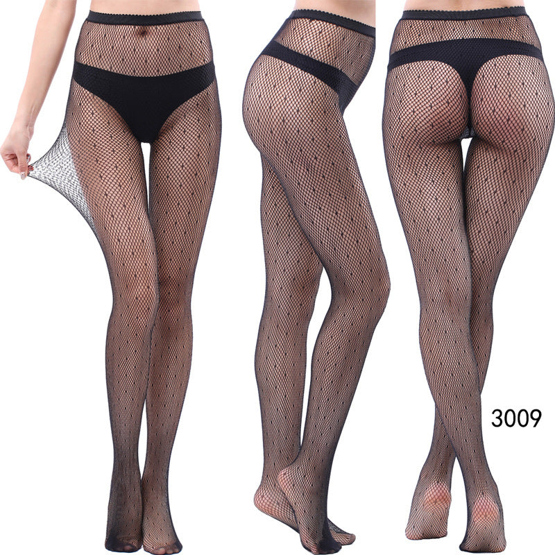 Vintage Tattoo Lace Hollow Net Socks for Women