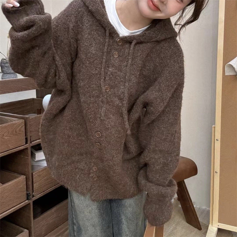 Loose and Idle Versatile Sweater Coat