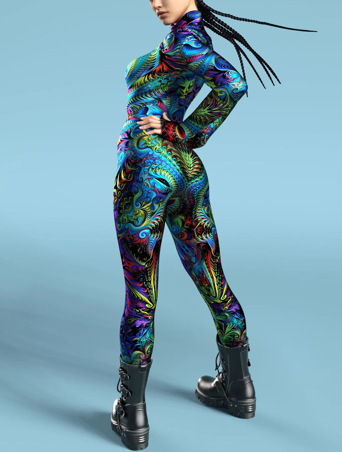 Video Game Pattern Digital Printing Cosplay Cosplay Clothes Tight Jumpsuit