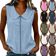 Casual Lace-panel Vest for Women
