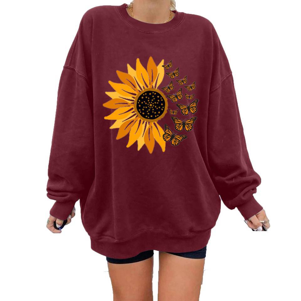 Cute Cartoon Pullover Hoodie for Women