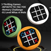Portable Tic-Tac-Toe Memory Trainer for Kids & Adults