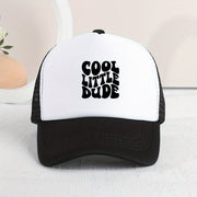 Letter-Printed Mesh Cap for Children