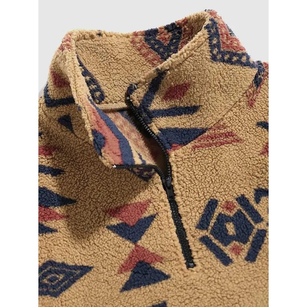 Men's Cozy Fleece Zip-Up Sweatshirt