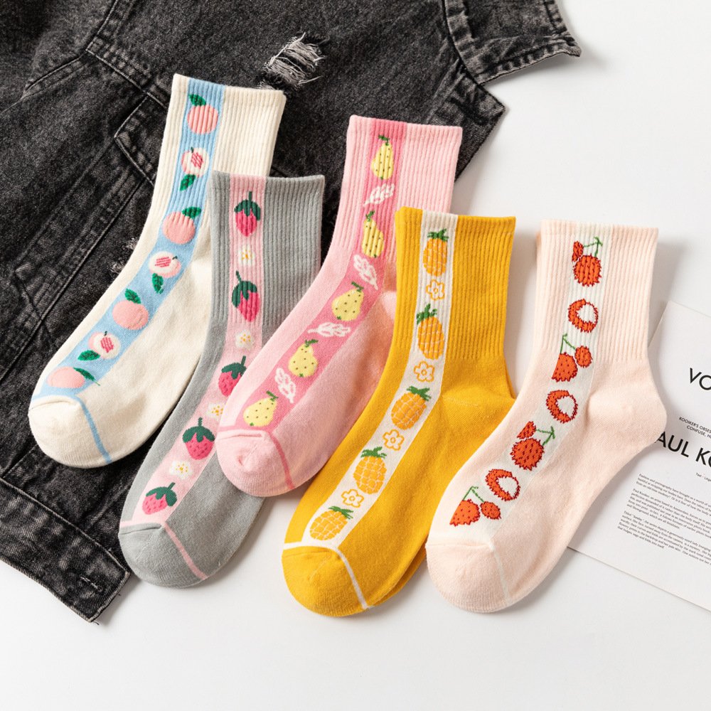 Cute Fruit Socks for Women